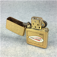 HARLEY DAVIDSON 1940 LOGO Polished Brass Lighter (Zippo, 1991)