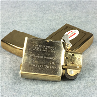 HARLEY DAVIDSON 1940 LOGO Polished Brass Lighter (Zippo, 1991)