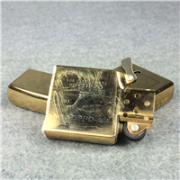 HARLEY DAVIDSON 1955 LOGO Polished Brass Lighter (Zippo, 1992)