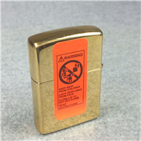 HARLEY DAVIDSON 1961 OVAL LOGO Polished Brass Lighter (Zippo, 1993) SEALED