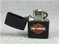Harley Davidson Bar & Shield Logo Matte Black Zippo Lighter218-BS 