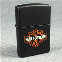 Harley Davidson Bar & Shield Logo Matte Black Zippo Lighter218-BS 