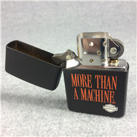 HARLEY-DAVIDSON "More Than A Machine" Matte Black Lighter (Zippo, 1991)