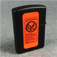 HARLEY-DAVIDSON PANHEAD Emblem Matte Black Lighter (Zippo, 1992) SEALED