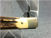BROWNING Germany 4-1/4" Stag 2-Blade Trapper