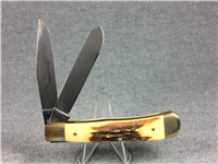 BROWNING Germany 4-1/4" Stag 2-Blade Trapper