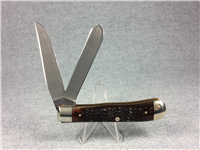 1982 CASE XX USA 6254 Razor Edge Brown Jigged Bone Trapper