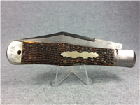 NEW YORK KNIFE CO. Walden Jigged Bone Coke Bottle Lcokback Knife