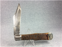 NEW YORK KNIFE CO. Walden Jigged Bone Coke Bottle Lcokback Knife