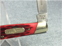 2006 BUCK USA 372 Red jigged bone Stockman