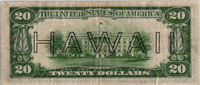 (Fr-2303)  1934-A $20 Federal Reserve Note (Hawaii)