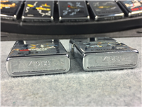 ZIPPO Vintage WWII Aircraft Set of 8 Lighters with Table Top Store Display (Zippo, 1992-1993)