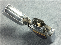 Vintage WELLINGTON 34th Infantry Regiment Brushed Chrome Engraved Lighter