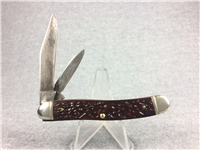JOHN PRIMBLE Belknap 4984 Brown Jigged 2-Blade Jack Knife