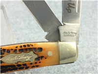 SCHRADE Uncle Henry COWBOY UP Jigged Bone Stockman