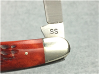 1975 Case XX USA 6347 HP SSP Reddish Brown Tested XX Razor Edge Stockman