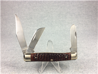 1974 CASE XX USA 6392 Brown Jigged Texas Stockman Knife