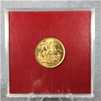 (KM-820) 1902 GREAT BRITAIN Edward VII Gold Sovereign 