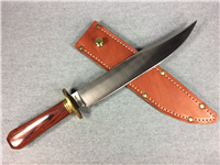 COLD STEEL 16CC Carbon V Steel Laredo Bowie Knife w/ Leather Sheath