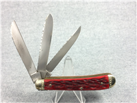 1985 CARL SCHLIEPER GERMAN EYE 23-RB Jigged Red Bone 3-Blade Trapper