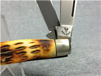 RED DEER Torched Jigged Bone Stockman