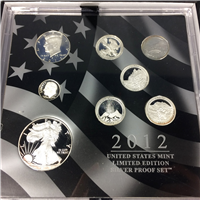 2012-s Limited Edition silver Proof Set (black box 8 coins)