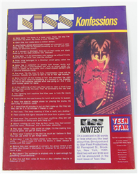 TEEN STAR Poster Magazine (1978) "Special Issue: KISS Two Giant Pin-Ups" 