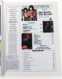 GROOVES MAGAZINE V2 #12 (Dec 1979) KISS Blasts New Dynasty