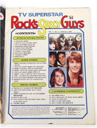 TV SUPERSTAR MAGAZINE V3 #3 (Feb 1979) KISS Unmasks Rock's Sexy Guys