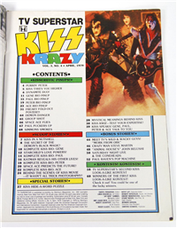 TV SUPERSTAR MAGAZINE V3 #4 (Apr 1979) KISS Krazy & Komplete Kiss Bios