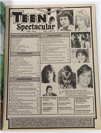 TEEN SPECTACULAR MAGAZINE V1 #9 (Dec 1978) KISS: Gene, A Mama's Boy?