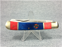UNITED UC2753 LYNYRD SKYNYRD Limited Edition Red & Blue Bone Trapper Knife