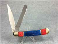 UNITED UC2753 LYNYRD SKYNYRD Limited Edition Red & Blue Bone Trapper Knife