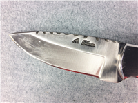 ADAM SHAW 7-7/8" Smooth Camel Bone & Wood Fixed-Blade Knife w/ Leather Sheath