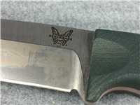 BENCHMADE USA BUSHCRAFTER 162 Sibert Design 9-1/8" Fixed-Blade Knife with Sheath