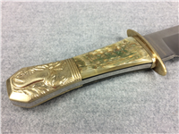 SCHRADE Custom Stewart A Taylor & Sons SCH1850SH 15" Ram's Horn Horse Bowie Knife