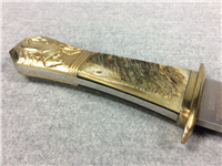 SCHRADE Custom Stewart A Taylor & Sons SCH1850SH 15" Ram's Horn Horse Bowie Knife