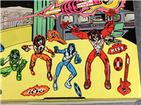 Rare 1979 KISS Colorforms Playset (Aucoin) with Cardboard Standups