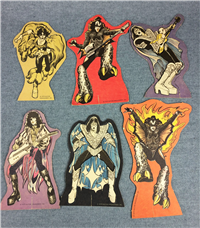 Rare 1979 KISS Colorforms Playset (Aucoin) with Cardboard Standups