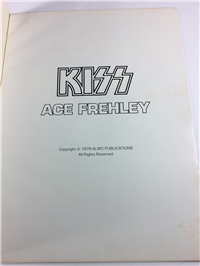 KISS ACE FREHLEY VF4172 Sheet Music & Lyrics Book Piano/Guitar Chords (Almo, 1978)