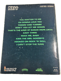 KISS PETER CRISS VF4174 Sheet Music & Lyrics Book Piano/Guitar Chords (Almo, 1978)