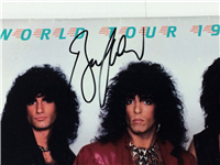 1984-85 KISS ANIMALIZE WORLD TOUR Program Poster / Pinup Book AUTOGRAPHED