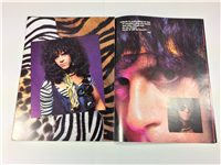 1984-85 KISS ANIMALIZE WORLD TOUR Program Poster / Pinup Book AUTOGRAPHED