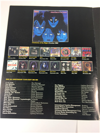 1982-1983 KISS 10TH ANNIVERSARY TOUR  11" x 14" Program Poster/Pinup Book
