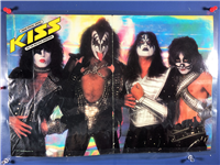 1977 CREEM Magazine KISS ROCK REVOLUTION 11" x 16" Double-Sided Magazine Pinup Poster