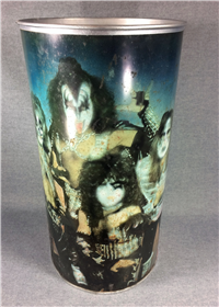 Rare 1978 KISS Large Trash Can 19-1/2" Tall 10-1/2" Diameter (Aucoin, P & K Products) 