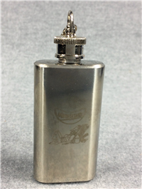 ROUGH RIDER RR870 Yellow Jigged Bone Trapper Knife & Flask in Barrel Box