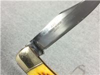 ROUGH RIDER "Tested RR Sharp" Yellow Jigged Bone Lockback
