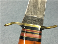 Jean Case Cut Co Little Valley NY Sheath Knife with Leather Sheath