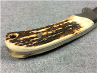 COLT "Real Cowboys Shoot Colts" Handmade Limited Ed Stag 8-1/2" Fixed Blade Knife